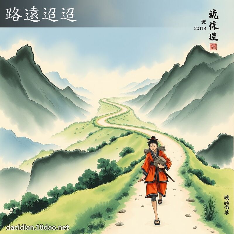 路远迢迢 配图