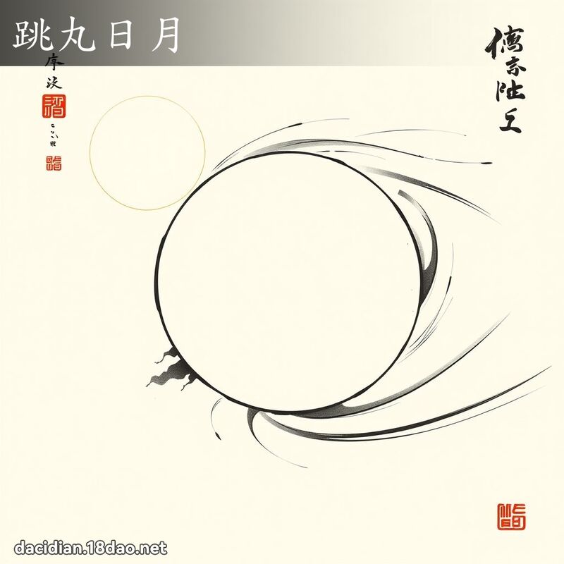 跳丸日月 配图