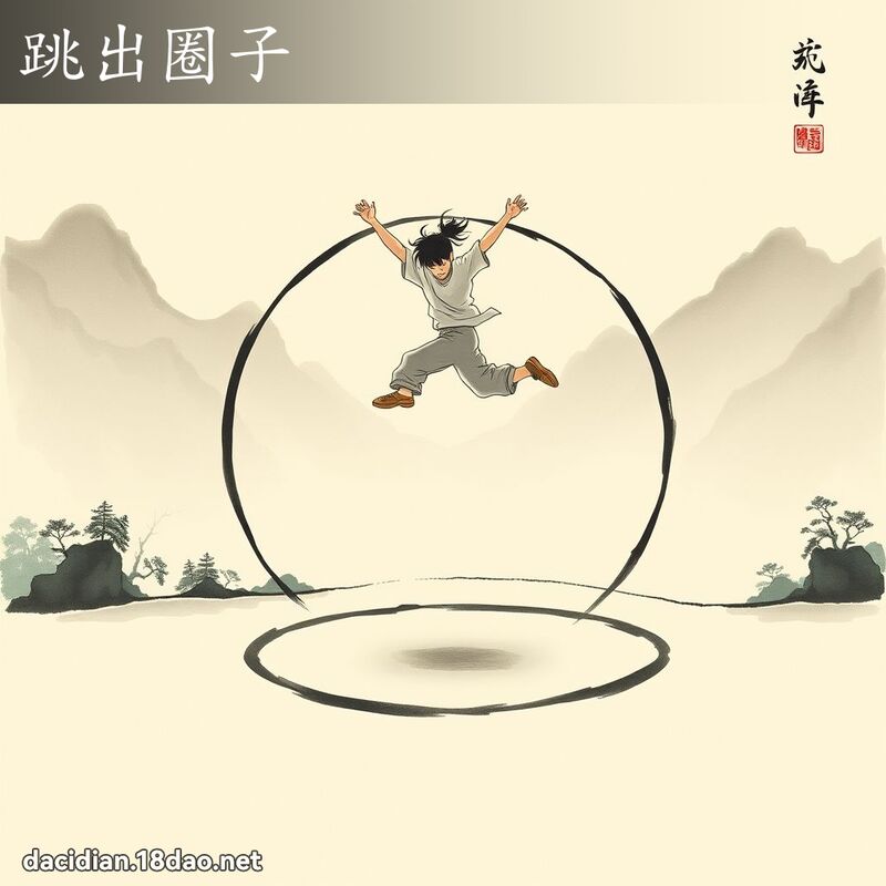 跳出圈子 配图