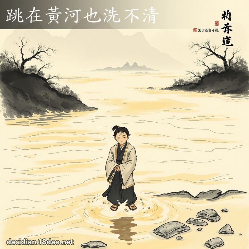 跳在黄河也洗不清 配图