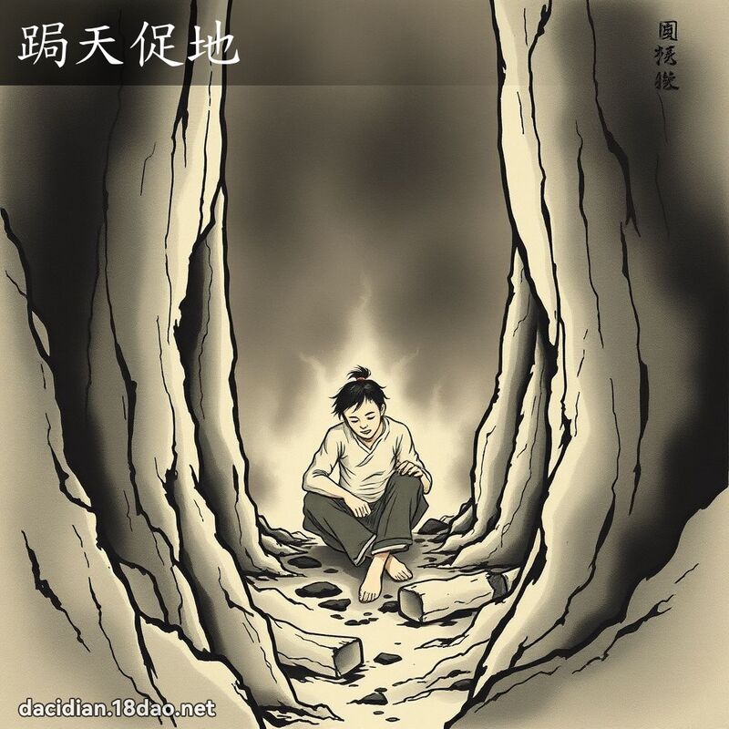 跼天促地 配图