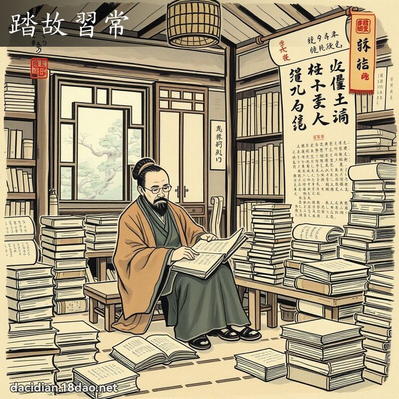 踏故习常 配图