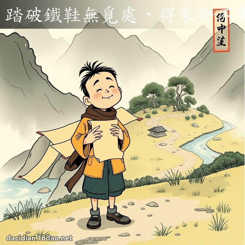 踏破铁鞋无觅处,得来全不费功夫 配图
