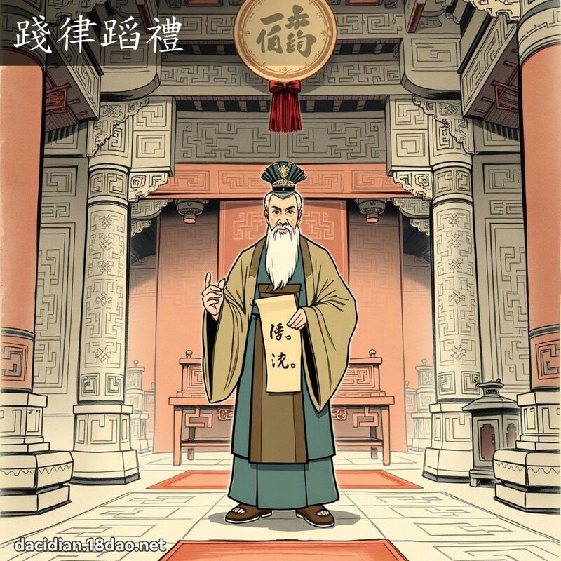 践律蹈礼 配图