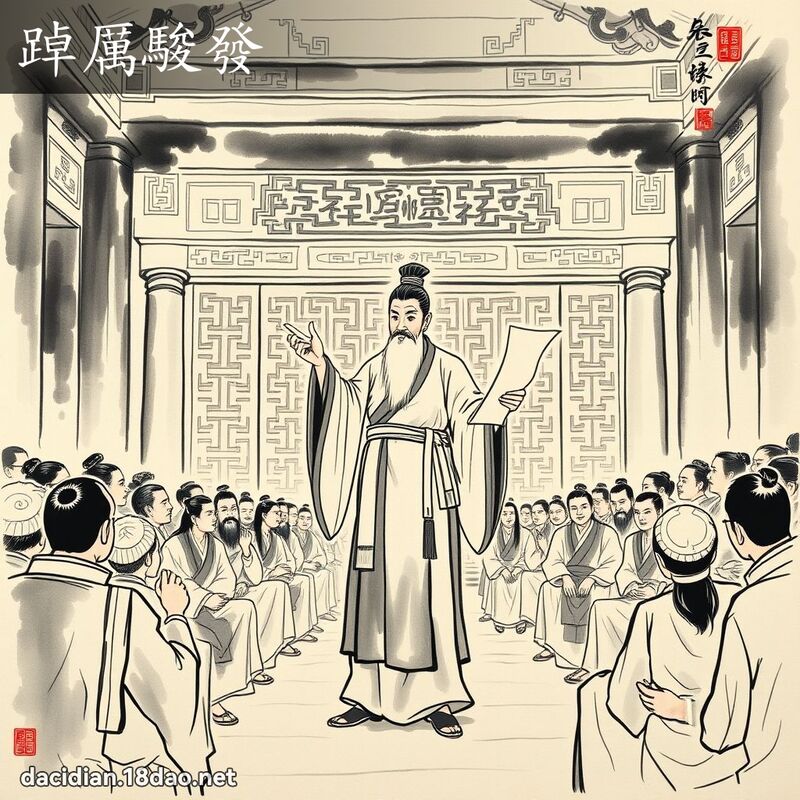 踔厉骏发 配图