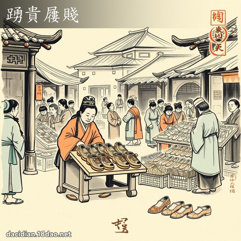 踊贵屨贱 配图