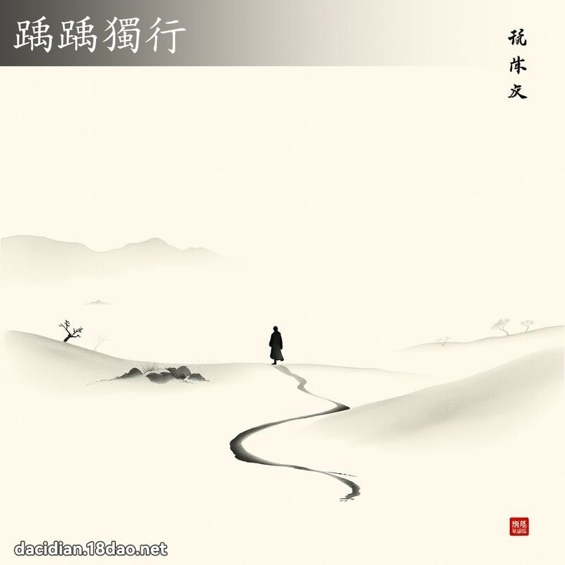踽踽独行 配图