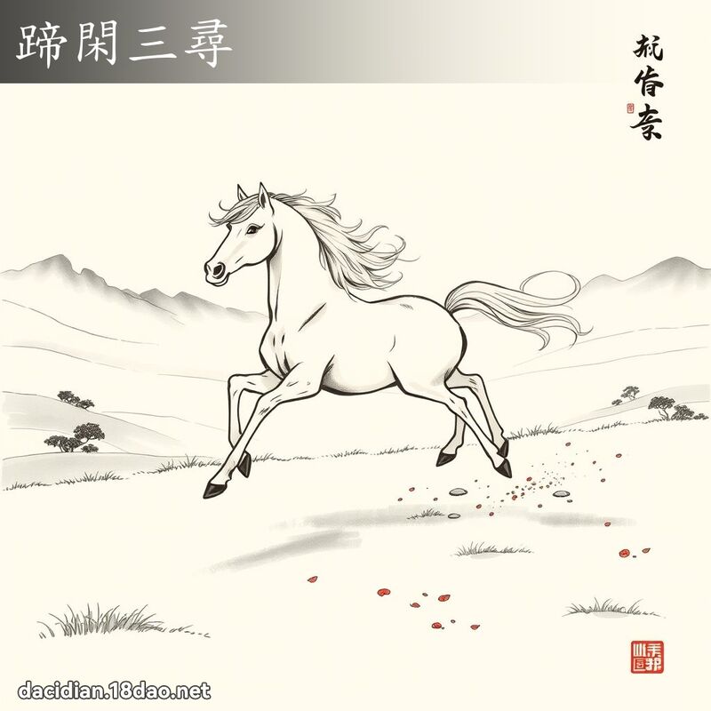 蹄闲三寻 配图