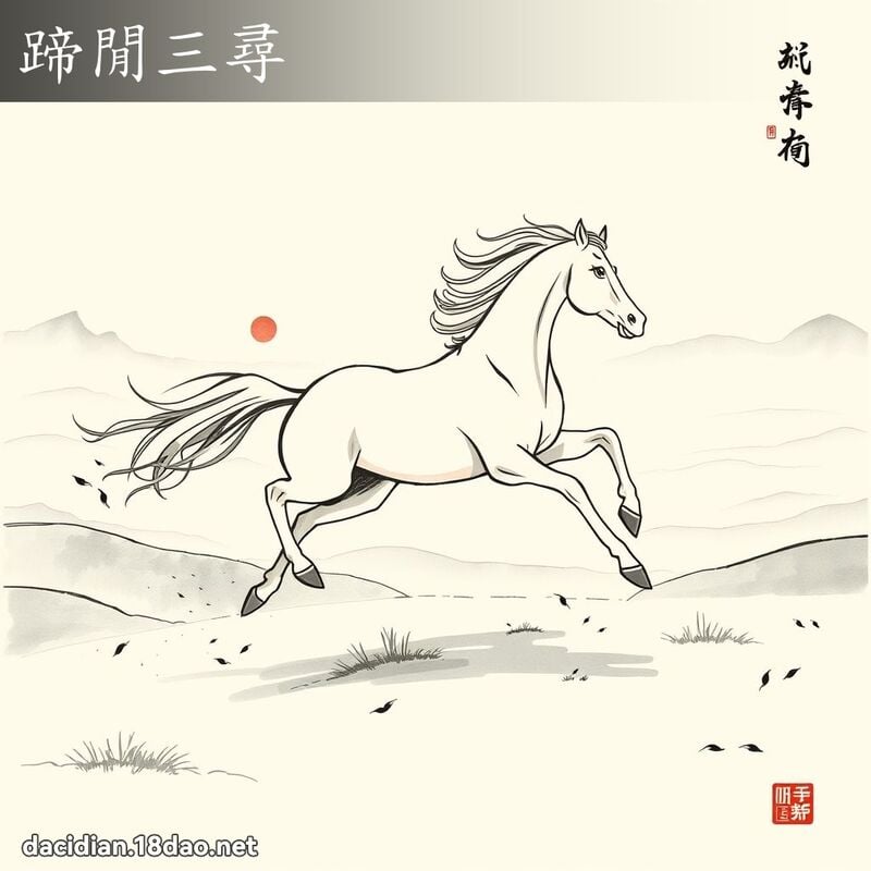 蹄闲三寻 配图