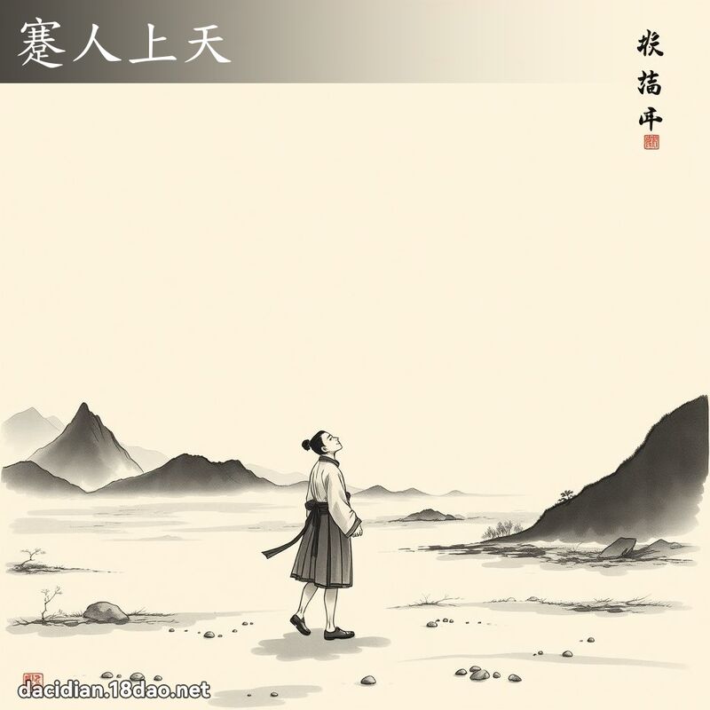 蹇人上天 配图
