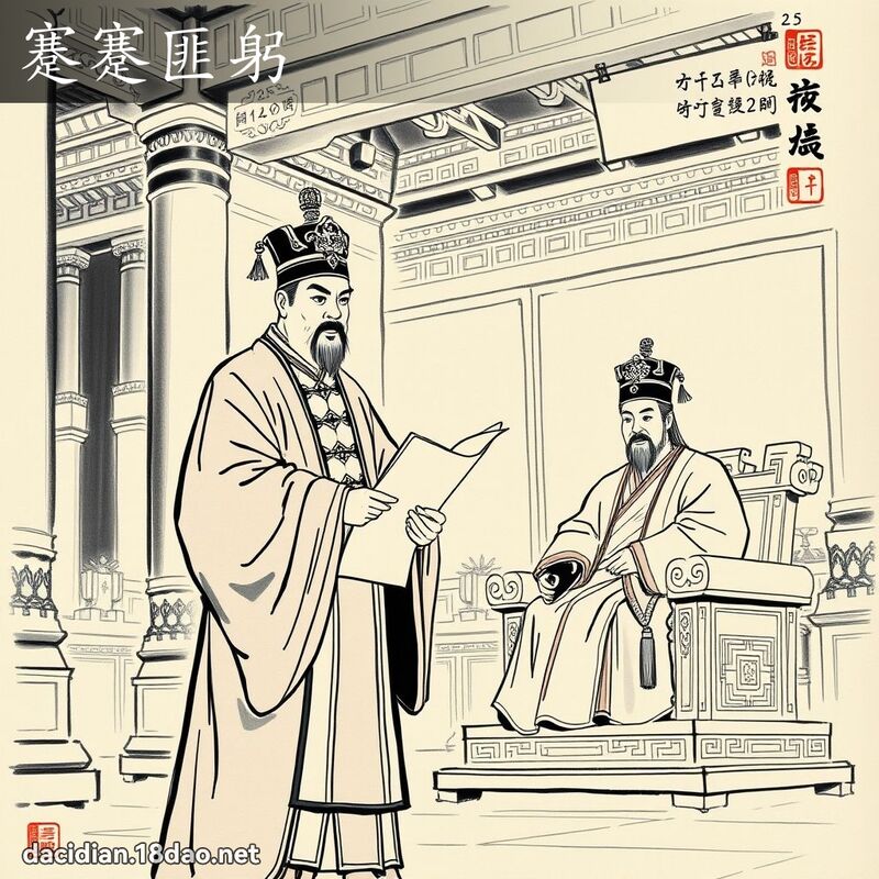 蹇蹇匪躬 配图