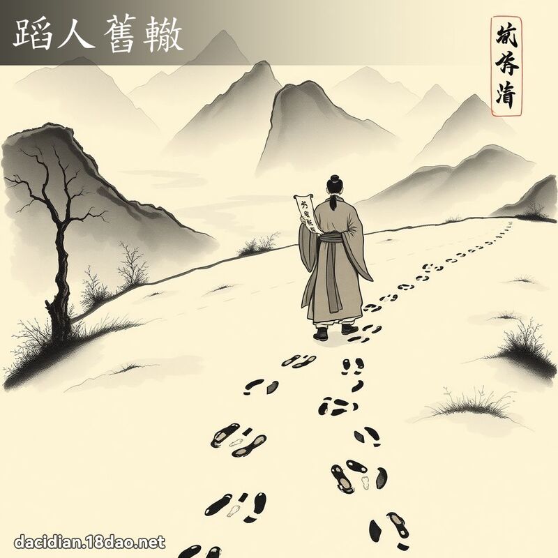 蹈人旧辙 配图