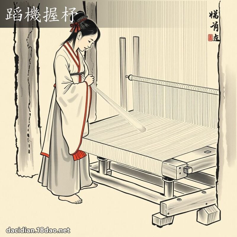 蹈机握杼 配图