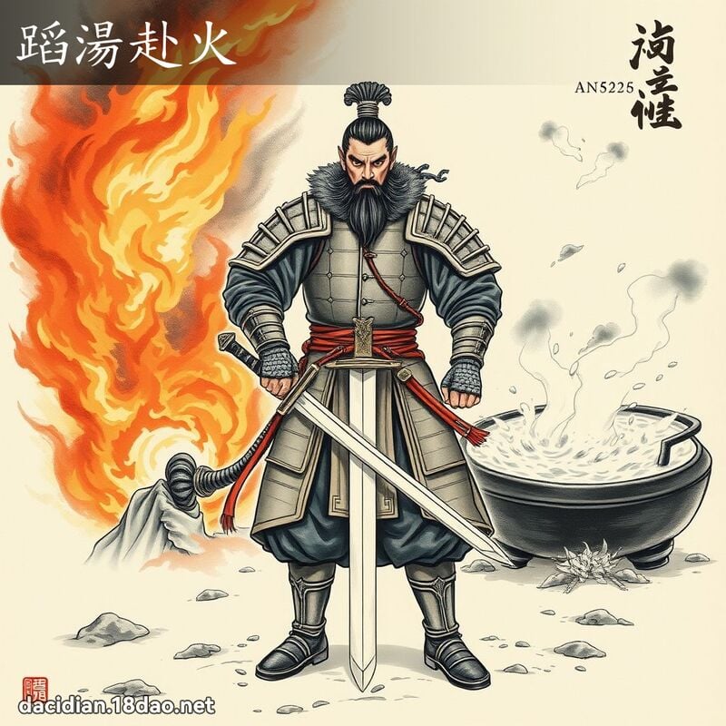蹈汤赴火 配图