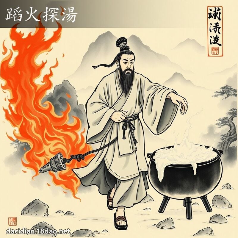 蹈火探汤 配图