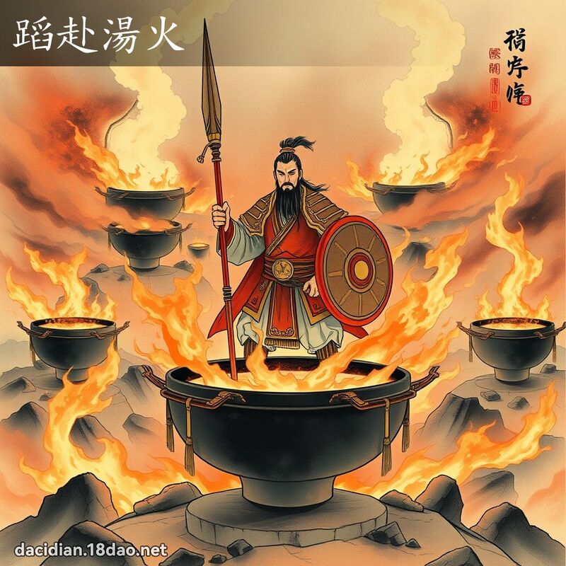 蹈赴汤火 配图