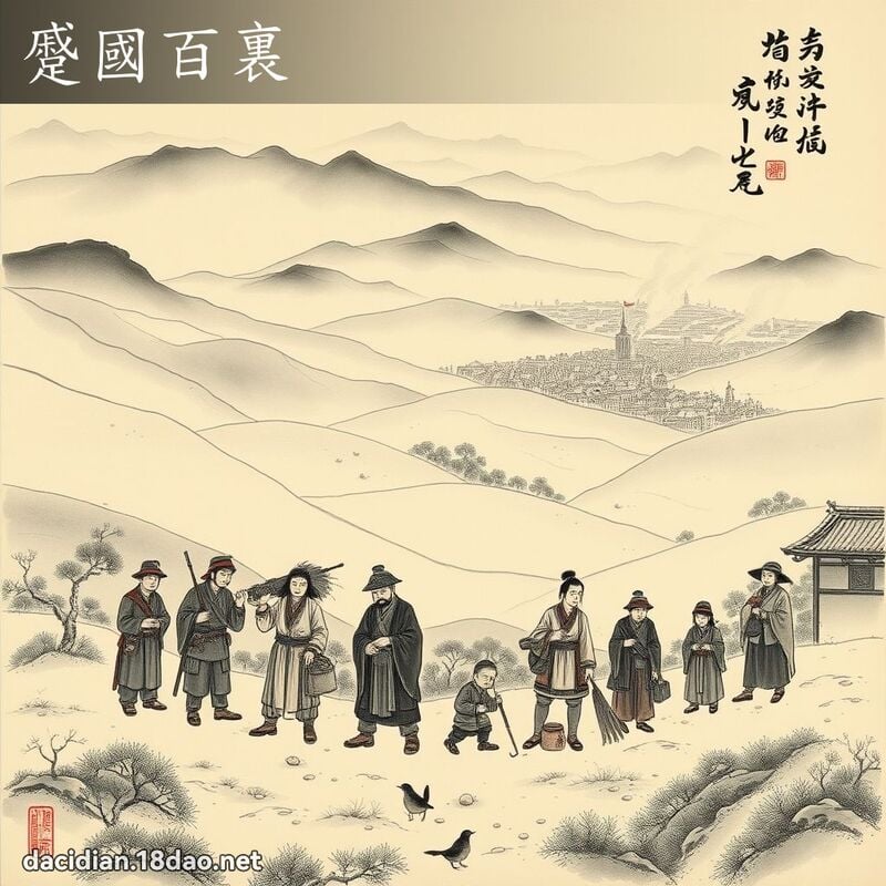 蹙国百裏 配图