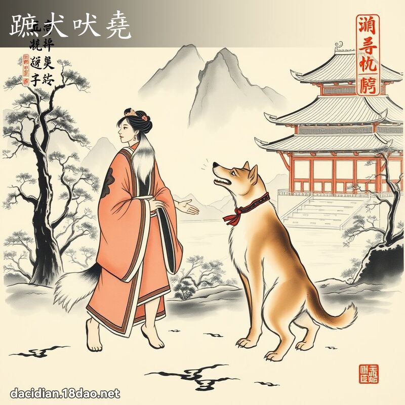 蹠犬吠尧 配图