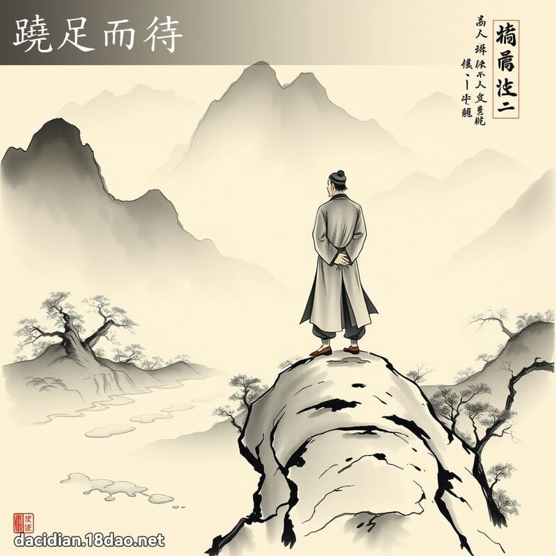 蹺足而待 配图