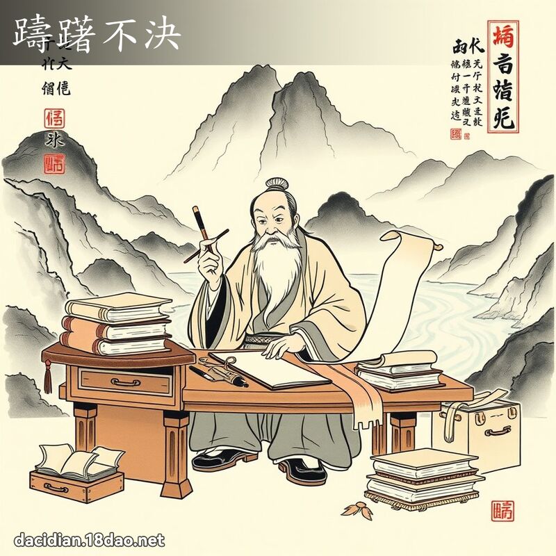 踌躇不决 配图
