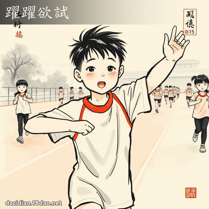 跃跃欲试 配图