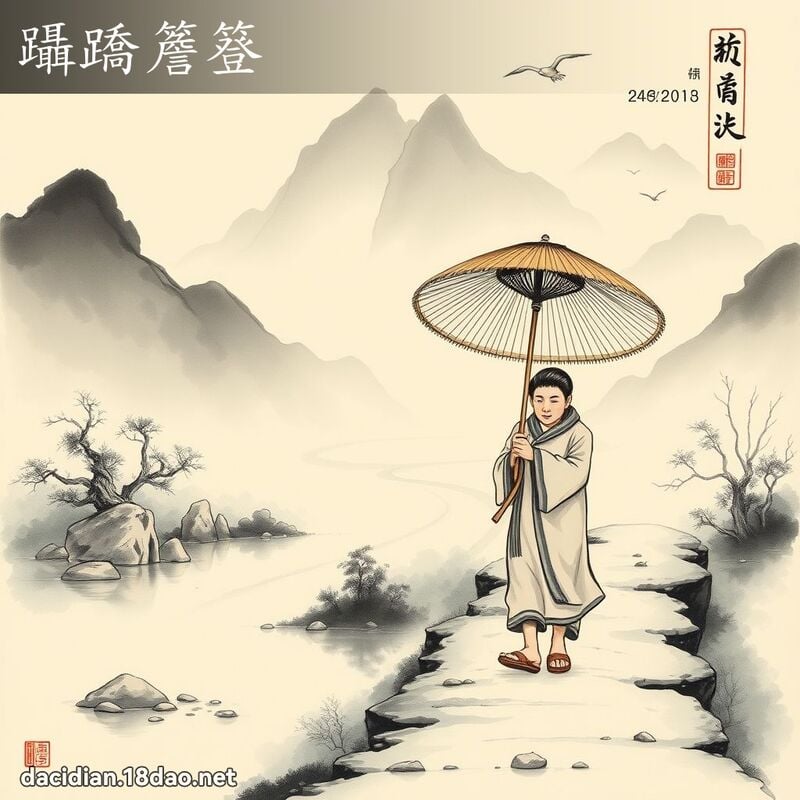 躡蹻簷簦 配图