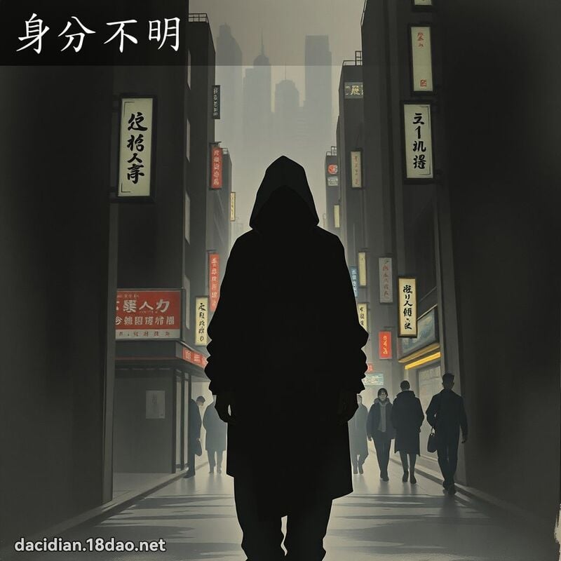 身分不明 配图