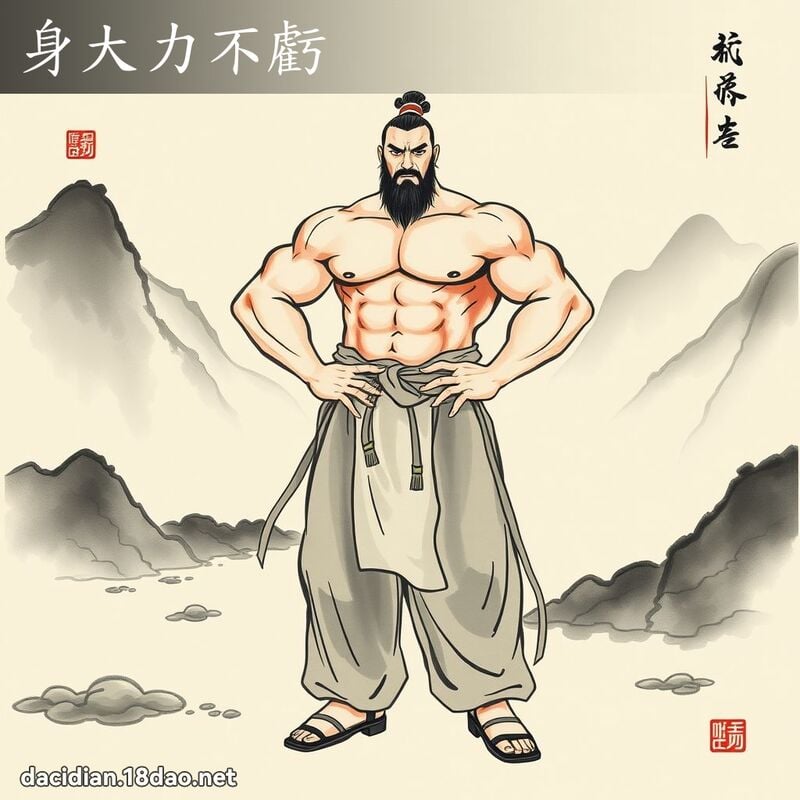 身大力不亏 配图