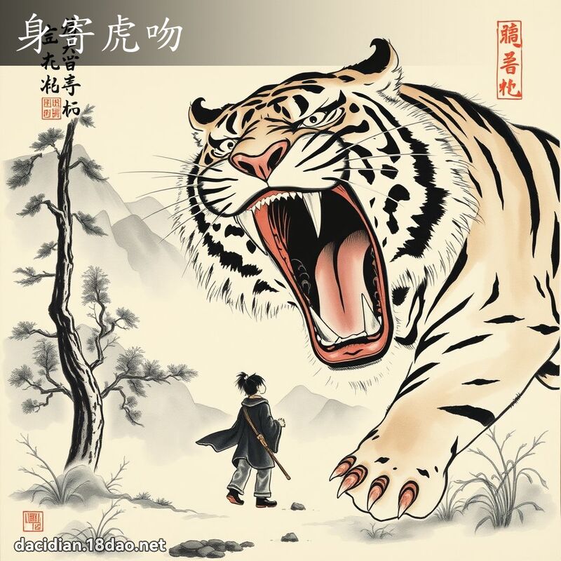 身寄虎吻 配图