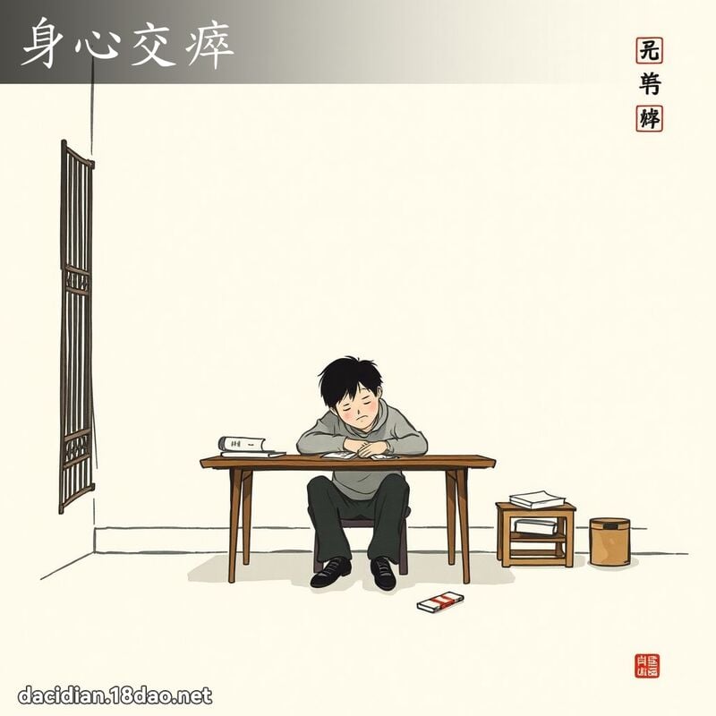 身心交瘁 配图