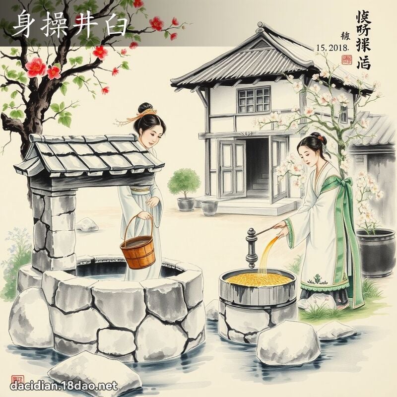 身操井臼 配图