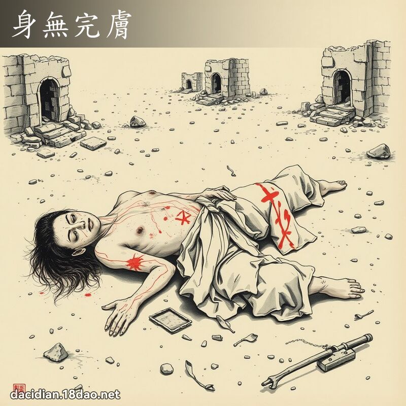 身无完肤 配图