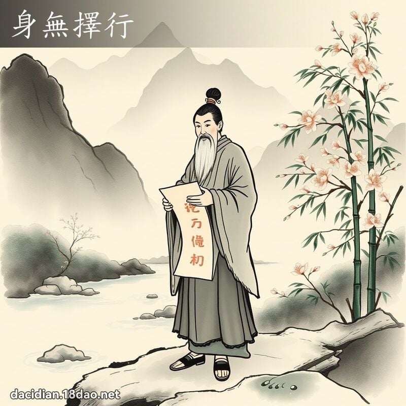 身无择行 配图