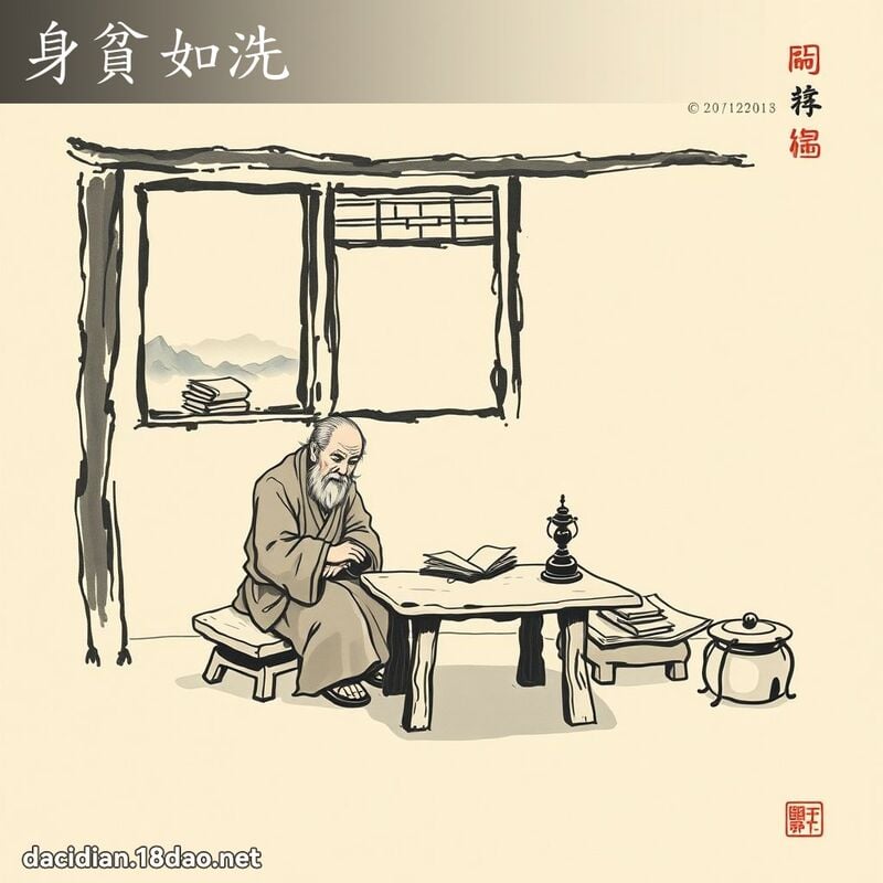 身贫如洗 配图
