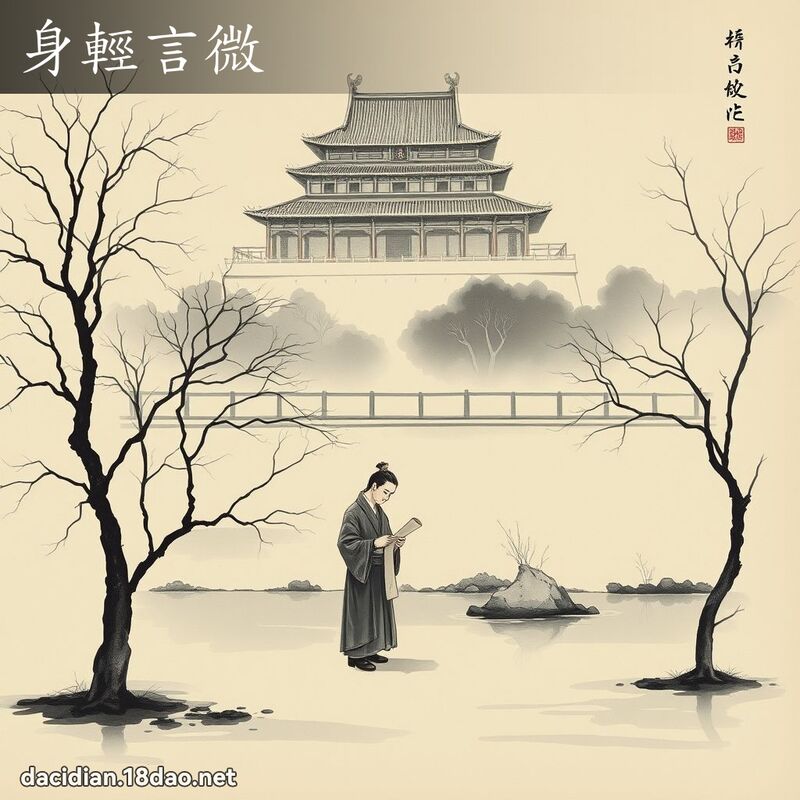 身轻言微 配图