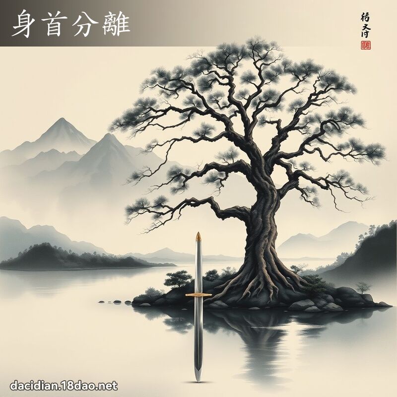 身首分离 配图