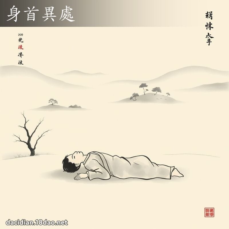 身首异处 配图