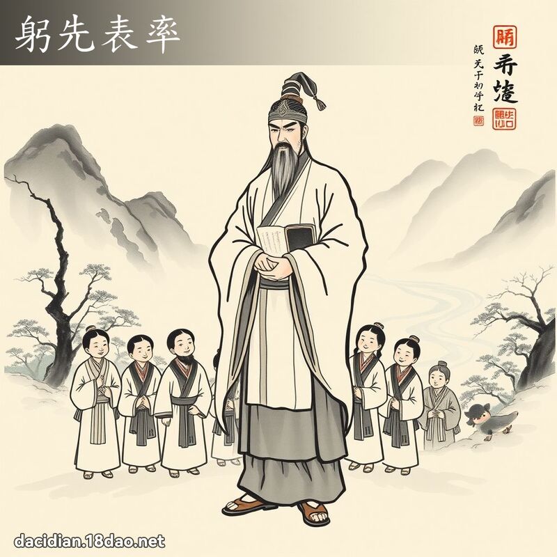 躬先表率 配图