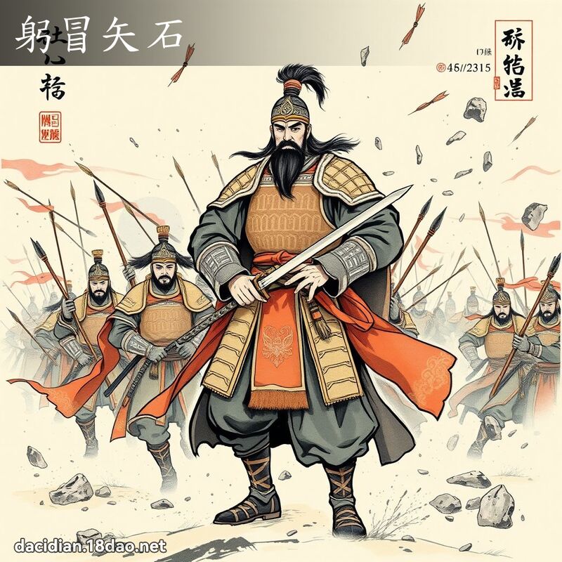躬冒矢石 配图