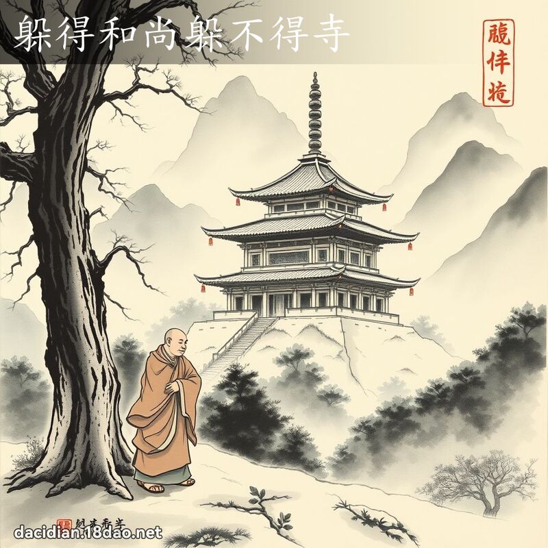 躲得和尚躲不得寺 配图