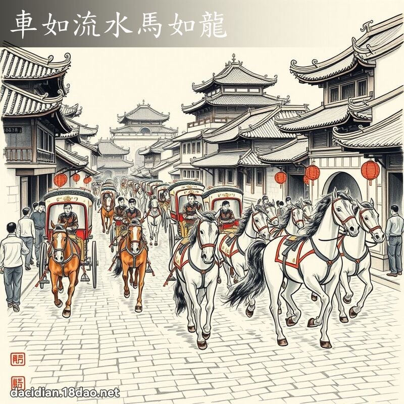 车如流水马如龙 配图