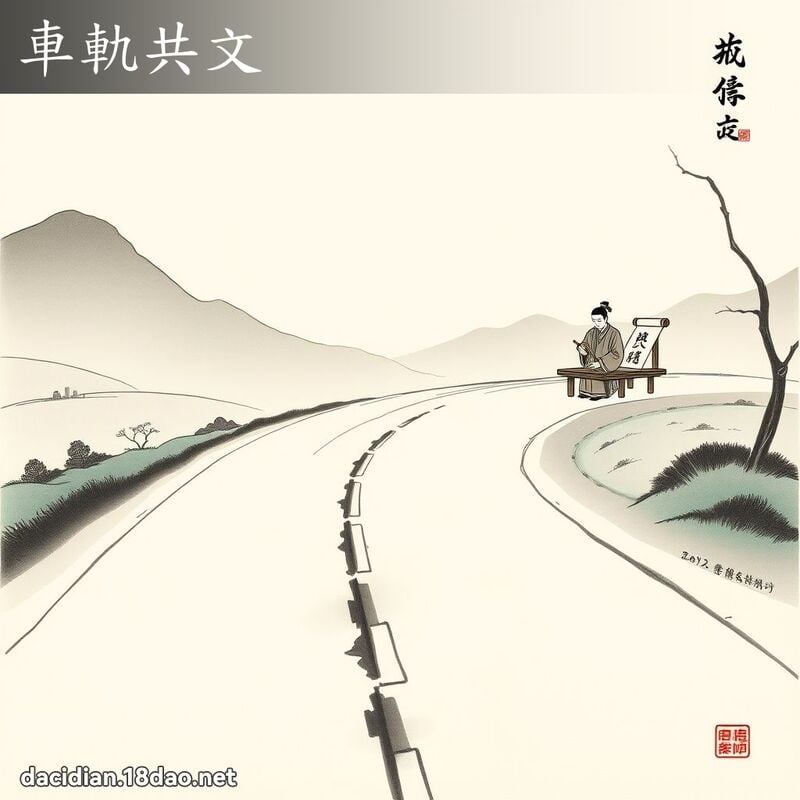 车轨共文 配图