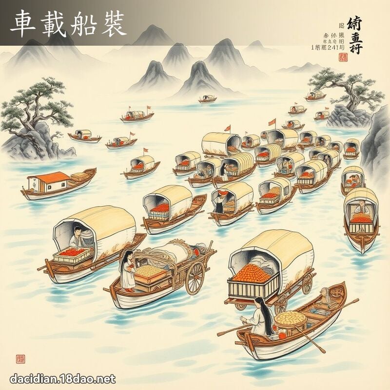 车载船装 配图