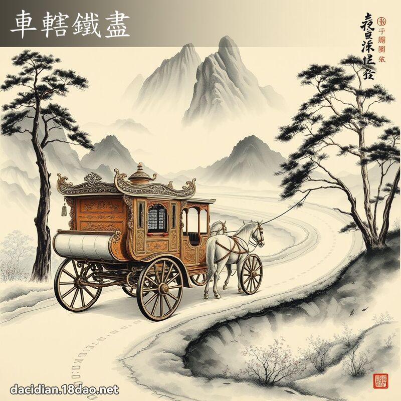 车辖铁尽 配图