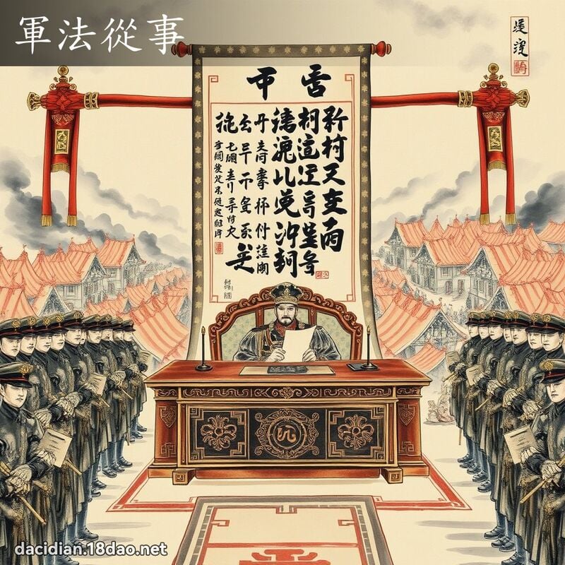 军法从事 配图