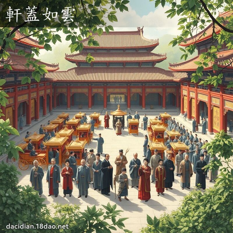 轩盖如云 配图