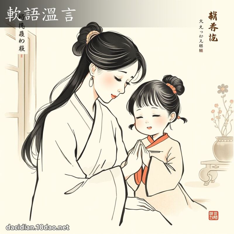 软语温言 配图