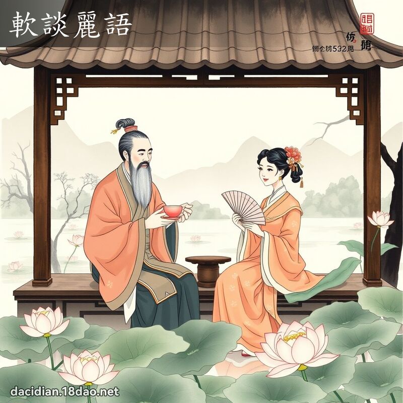 软谈丽语 配图