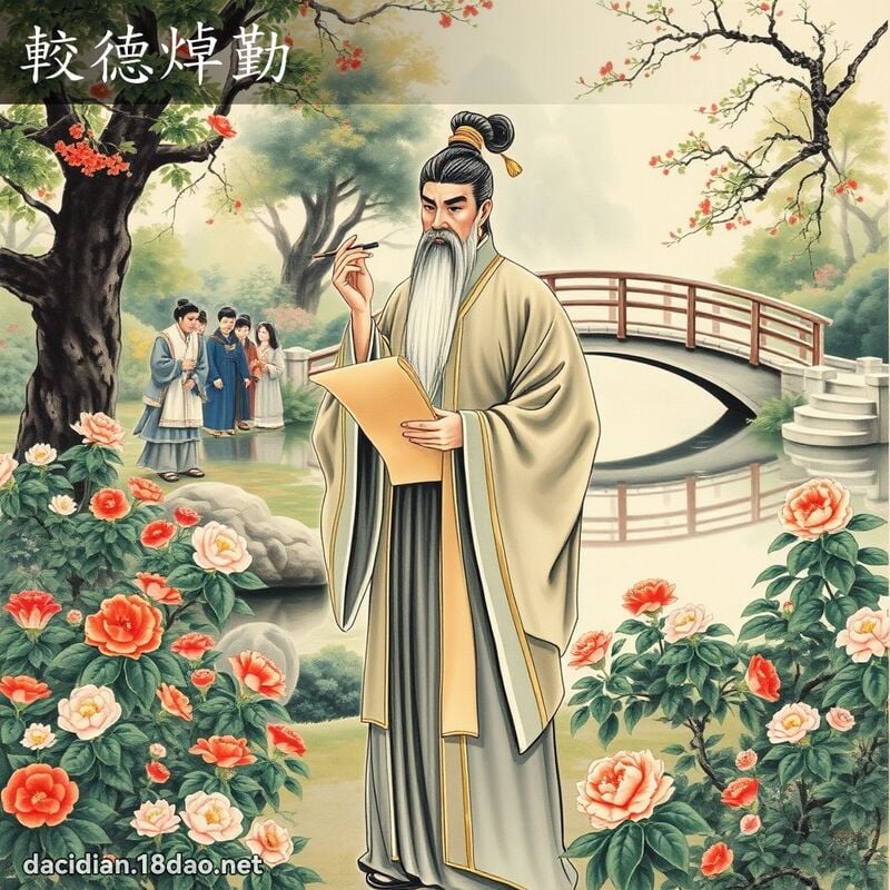 较德焯勤 配图