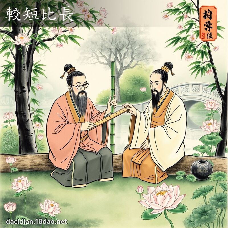 较短比长 配图